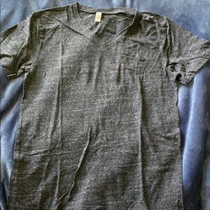Flag Nor Fail V-Neck Grey Shirt